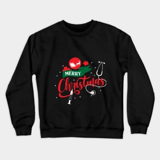 health worker merry christmas Crewneck Sweatshirt